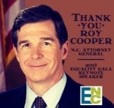Roy Cooper Equality NC